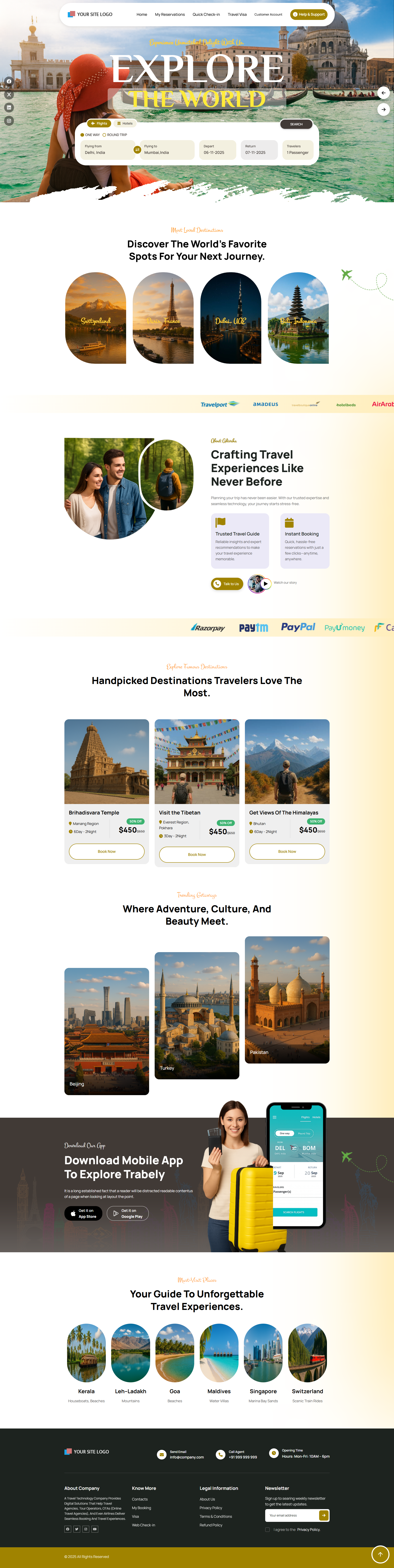 white label travel portal, travel website designs ideas, best travel website designs