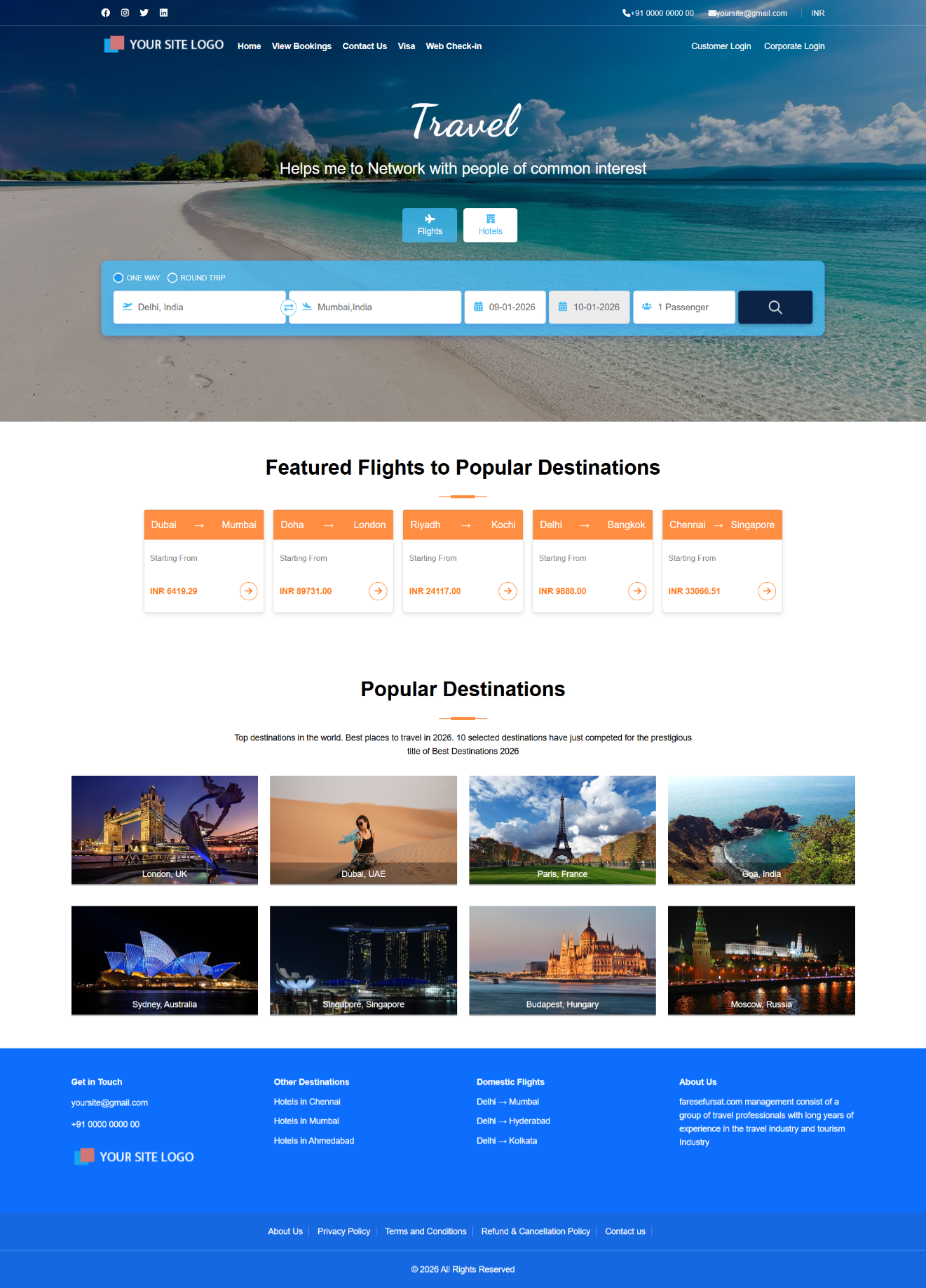 white label travel portal, travel website designs ideas, best travel website designs